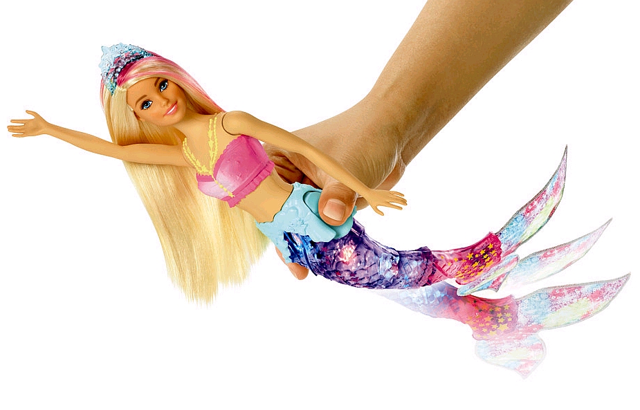 Barbie panenka Mořská pana svítící 02